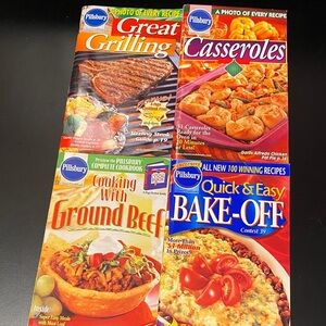 Pillsbury cookbook magazine four piece set from 2000